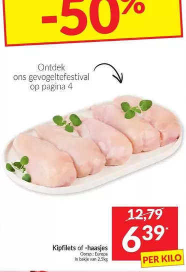 Kipfilets of -haasjes