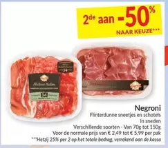 De - Negroni Flinterdunne sneetjes en schotels
