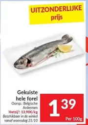 De - Gekuiste hele forel