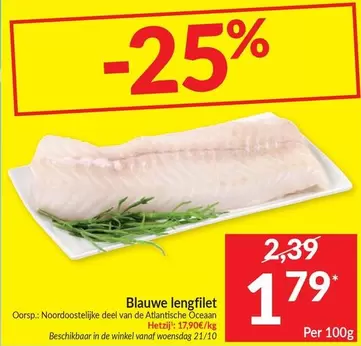 De - Blauwe lengfilet