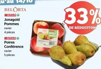 De - Jonagold Pommes, Poires Conférence